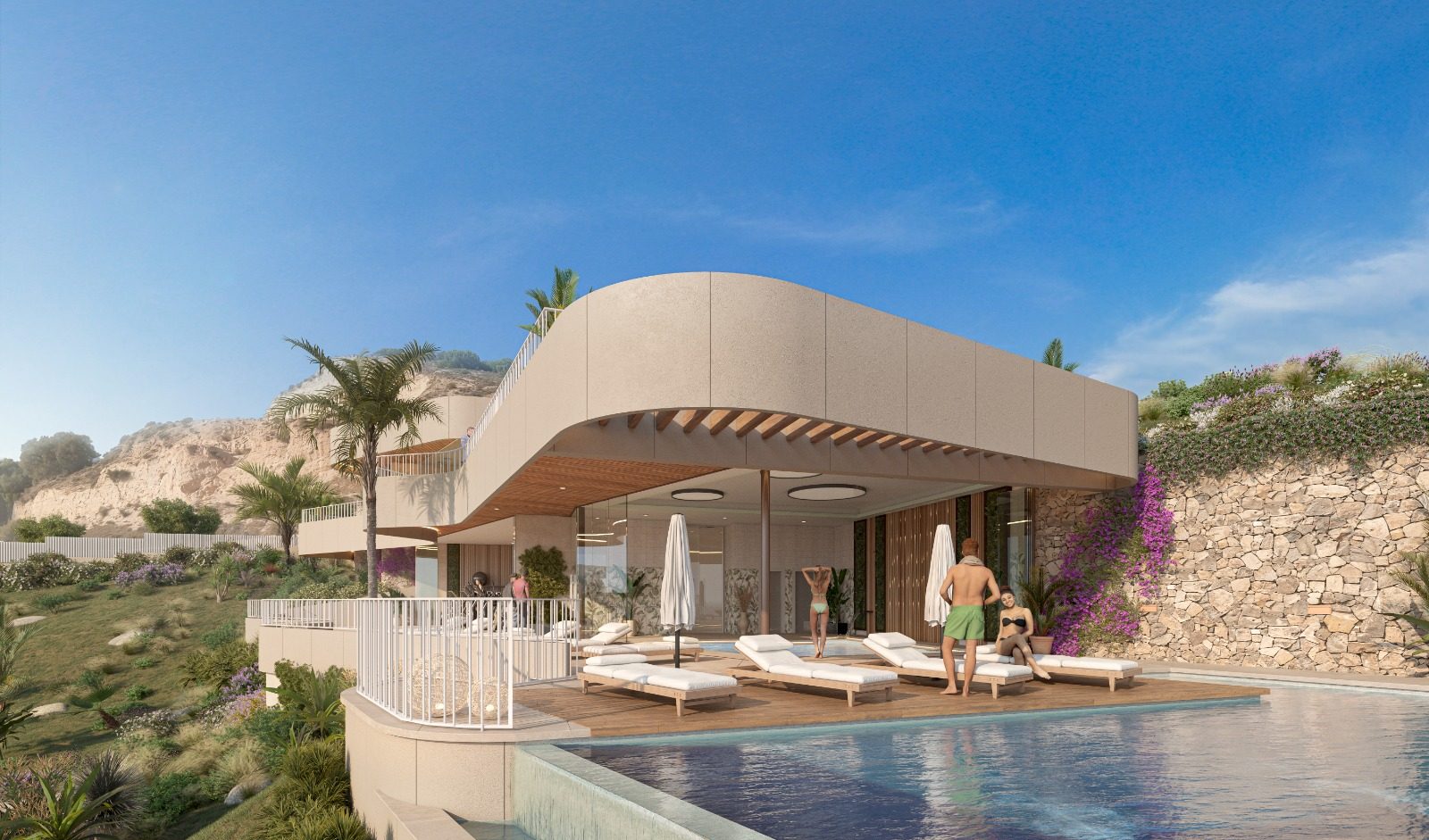 Moderní novostavba s bazénem na Costa del Sol